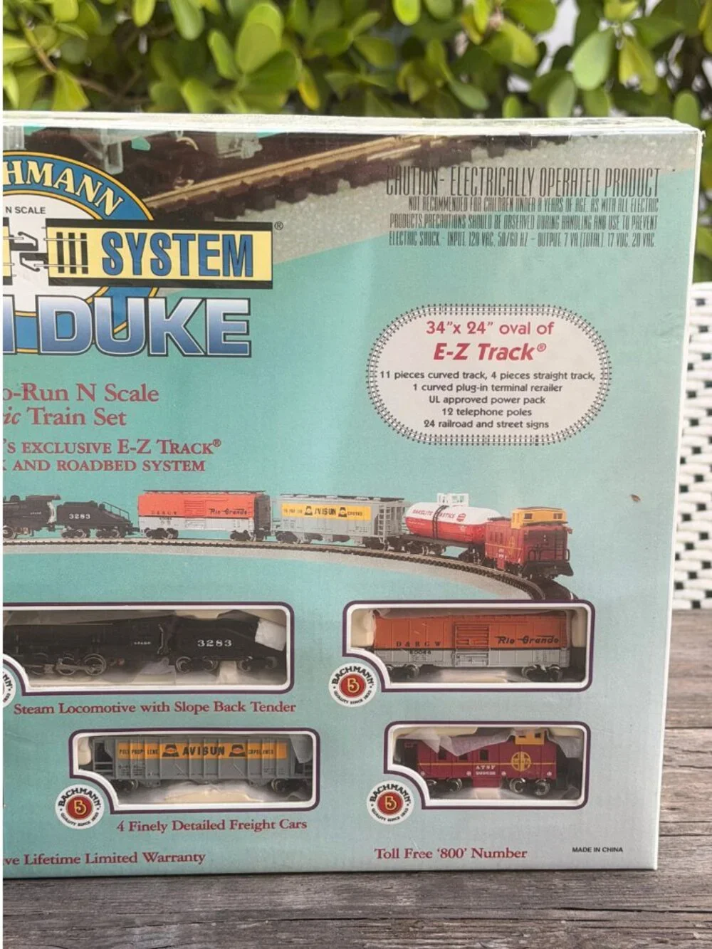 NEW Vintage 1998 Bachmann Iron Duke E-Z Track System N Scale Electric Train Set
